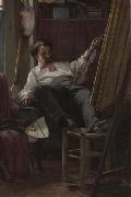 Thomas Hovenden, Self-Portrait of the Artist in His Studio